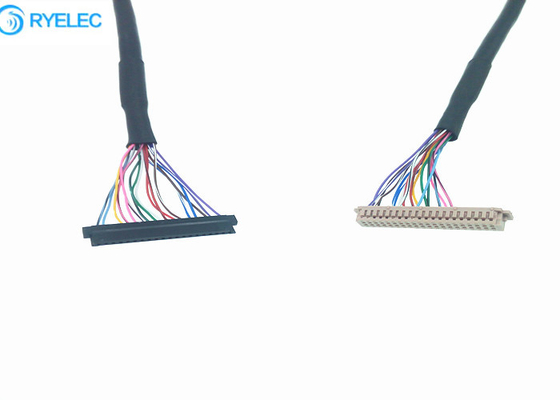 Удлинительный кабель феррита ЛВДС, залуживанный кабель медного соединителя изготовленный на заказ ЛВДС поставщик