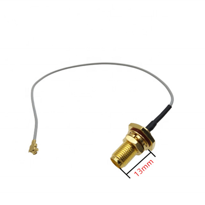 U.Fl для того чтобы сделать разъем-розетки водостойким IP67 SMA с 13mm продевают нитку коаксиальный кабель RF поставщик