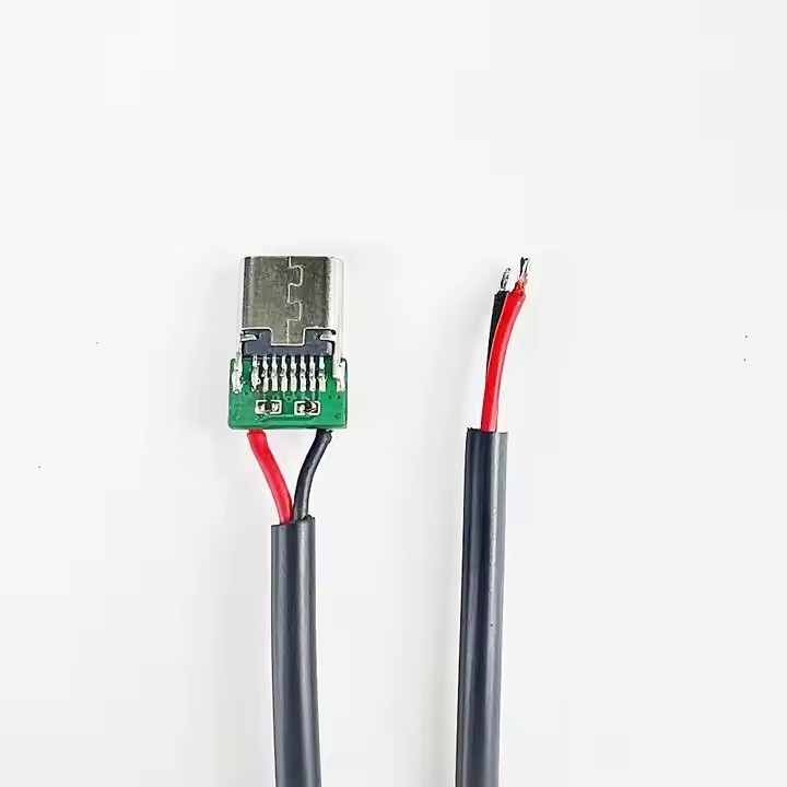 Высококачественная производительность оптом Никеленая сварка типа C USB Мужской сварщик соединитель USB Type C Прокладка расширения