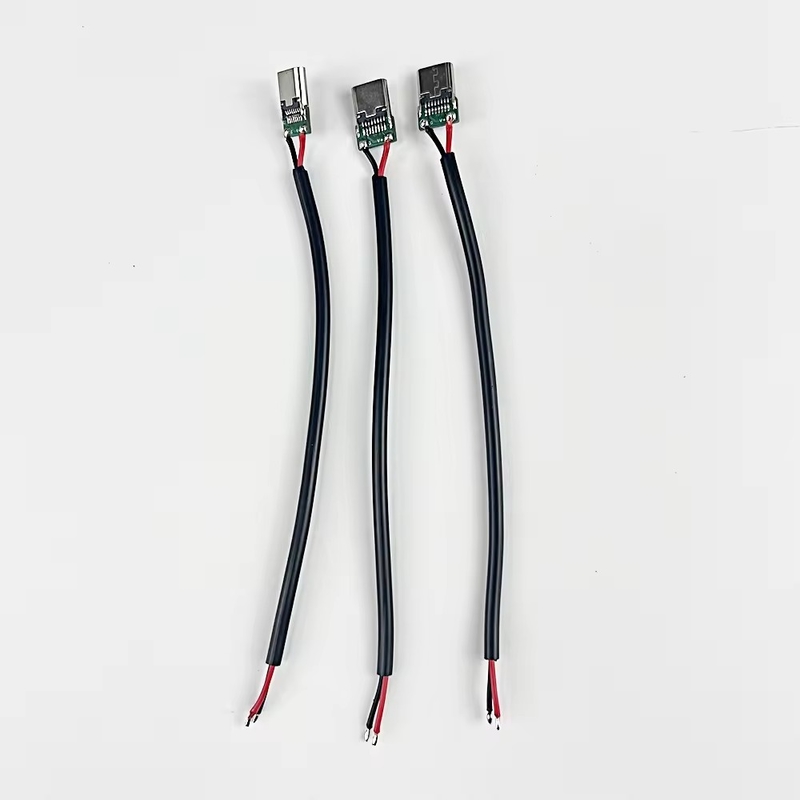 Высококачественная производительность оптом Никеленая сварка типа C USB Мужской сварщик соединитель USB Type C Прокладка расширения