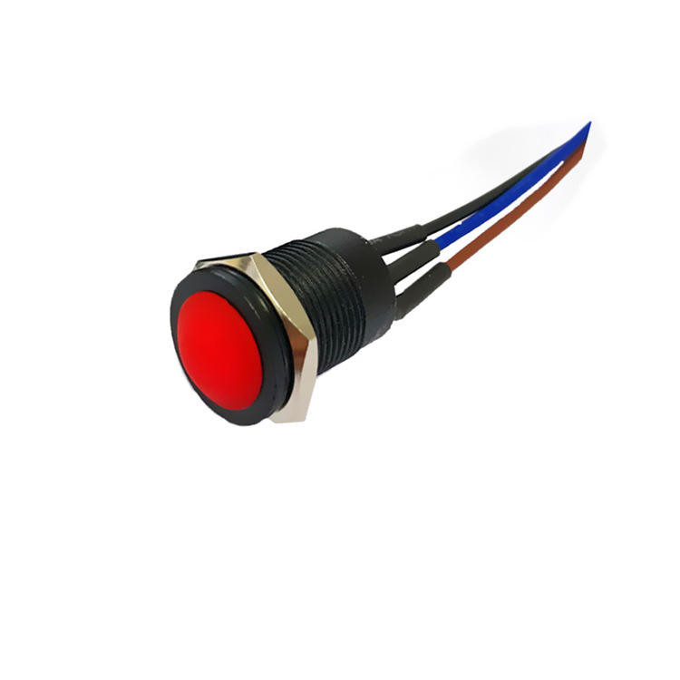 Wintai-Tech нажимать кнопку рог переключатель 12v нажимать кнопку стартера переключатель 12 мм мгновенный кнопка переключатель с кабельной сборкой