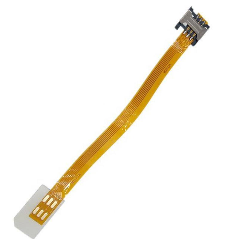 GSM CDMA Standard UIM SIM Card Kit Мужчина-женщина расширение Мягкий плоский FPC кабель