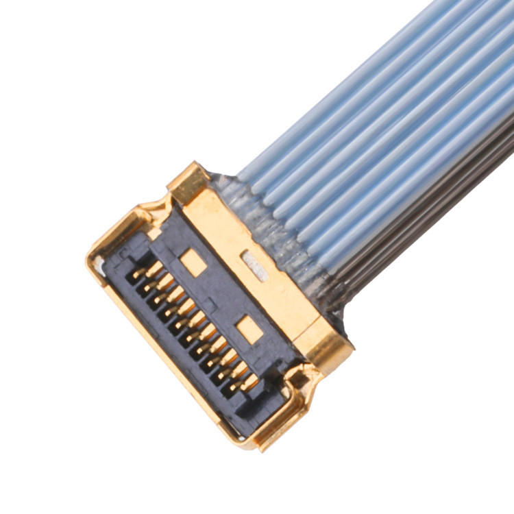 LVDS кабельная линия UY 10P 0.35mm Pitch I Pex 20857-010T-01 Кабельные сборы для Ipex Micro Коаксиального кабеля
