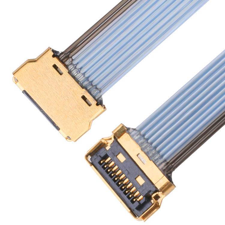 LVDS кабельная линия UY 10P 0.35mm Pitch I Pex 20857-010T-01 Кабельные сборы для Ipex Micro Коаксиального кабеля