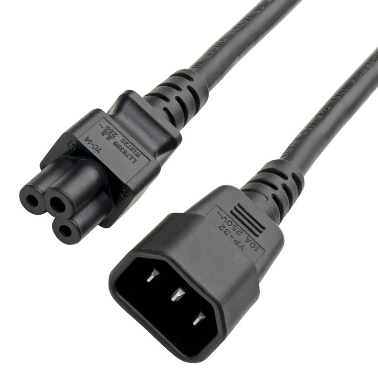 RY Коннекторные адаптеры C14 к C5 Корд адаптера питания 7a 250v 18 Awg
