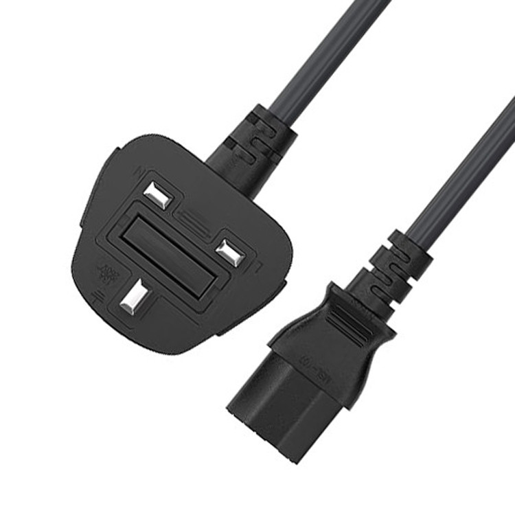 RY C13 To Uk Стыковочный кабель Bs1363 18awg 250v Длина для большинства компьютеров Принтеры и другие устройства