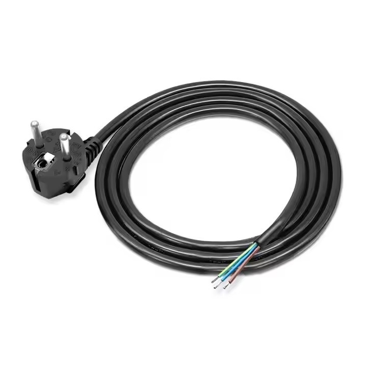 Хороший продавец EU Power Cord 3G 18 Awg 1.5M Single Head Bare Wire Tail Peeled Tin Tail Для бытовой техники или электроинструмента