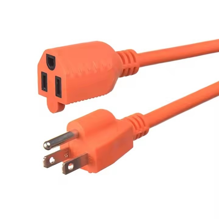 SJWT #12/14/16 AWG расширительный кабель 10A 13A 15A 125V типы заземления 3pin электрические 125v кабели питания США