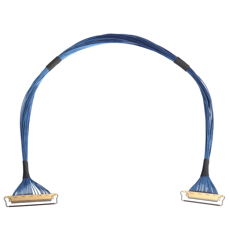 Сборка кабеля LVDS 36AWG 0.4mm Pitch 30P 40P I-PEX 20453-240T-01 до 20453-230T-01