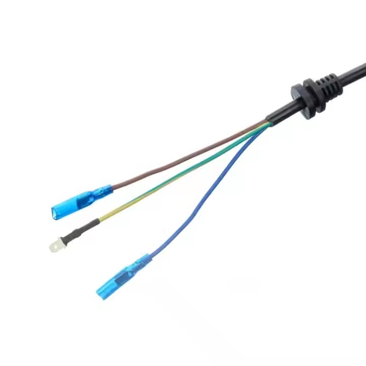 ETL сертифицированный 3-медный ядро SJTW 10/12/14 Awg 3-конечный ПВХ изолированный провод Nema 5-15p до голых концов кабелей переменного тока