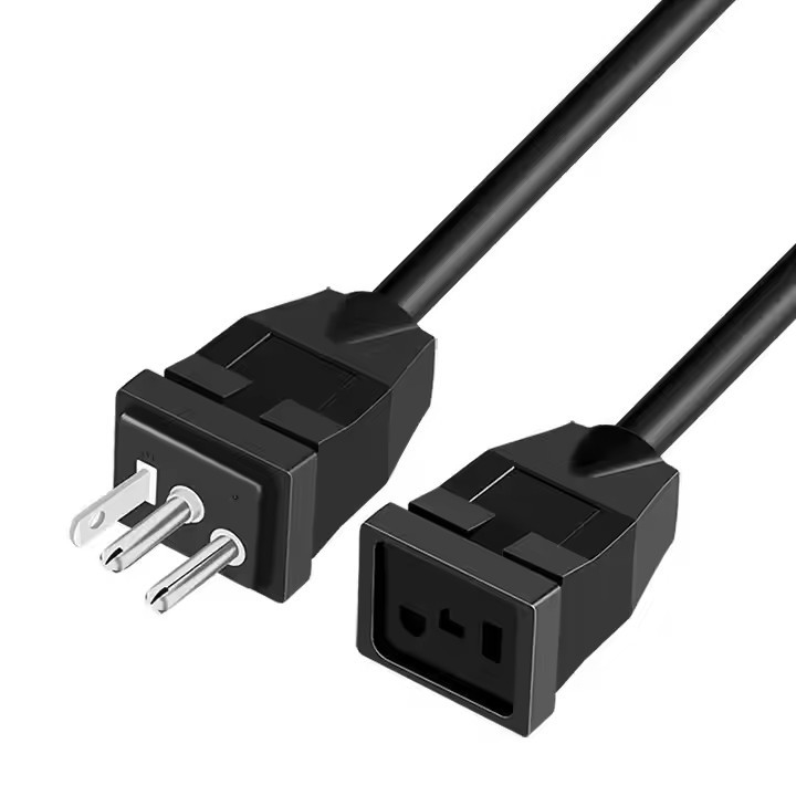 ETL UL817/CSA C22.2 SJT 3X14 до 10AWG 3 Pin US Black Power Cord Extension Промышленные американские расширители для освещения