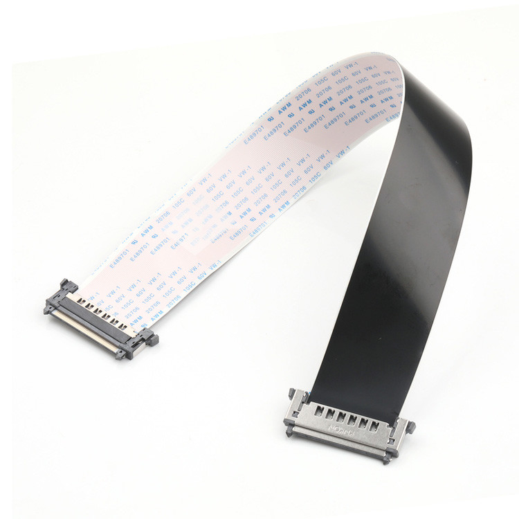 RE51 CONNGolden Pins UP FPC FFC Cable 51 Pin 0.5mm Pitch Flexible Flat Cable 300mm Длина