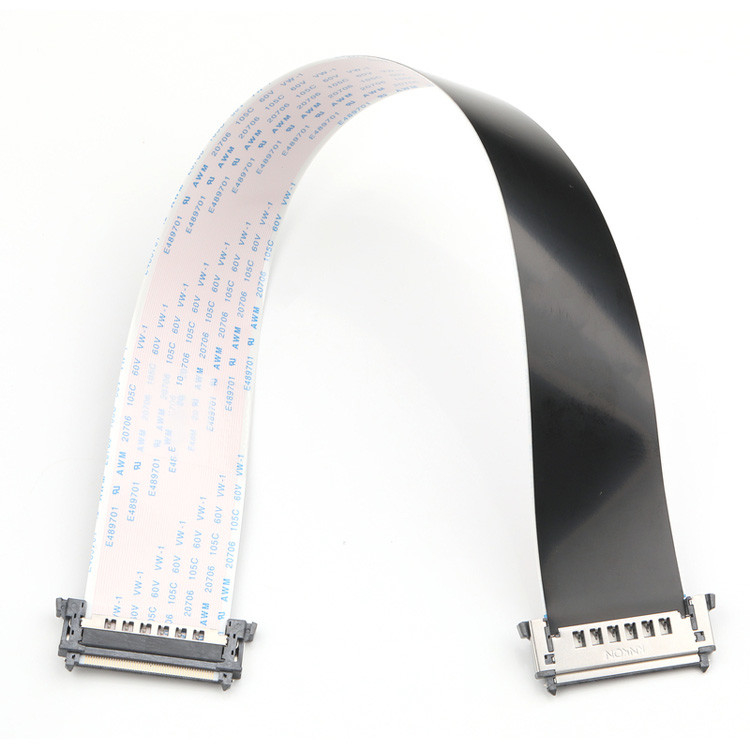 RE51 CONNGolden Pins UP FPC FFC Cable 51 Pin 0.5mm Pitch Flexible Flat Cable 300mm Длина