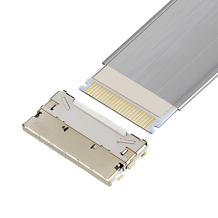 0.5mm Pitch Fully Shielded Fpc Cable High Speed Auto-Locking Horizontal Mate IPEX 20952-024E-02 (включает в себя кабель Fpc с высокой скоростью автоматического блокирования)
