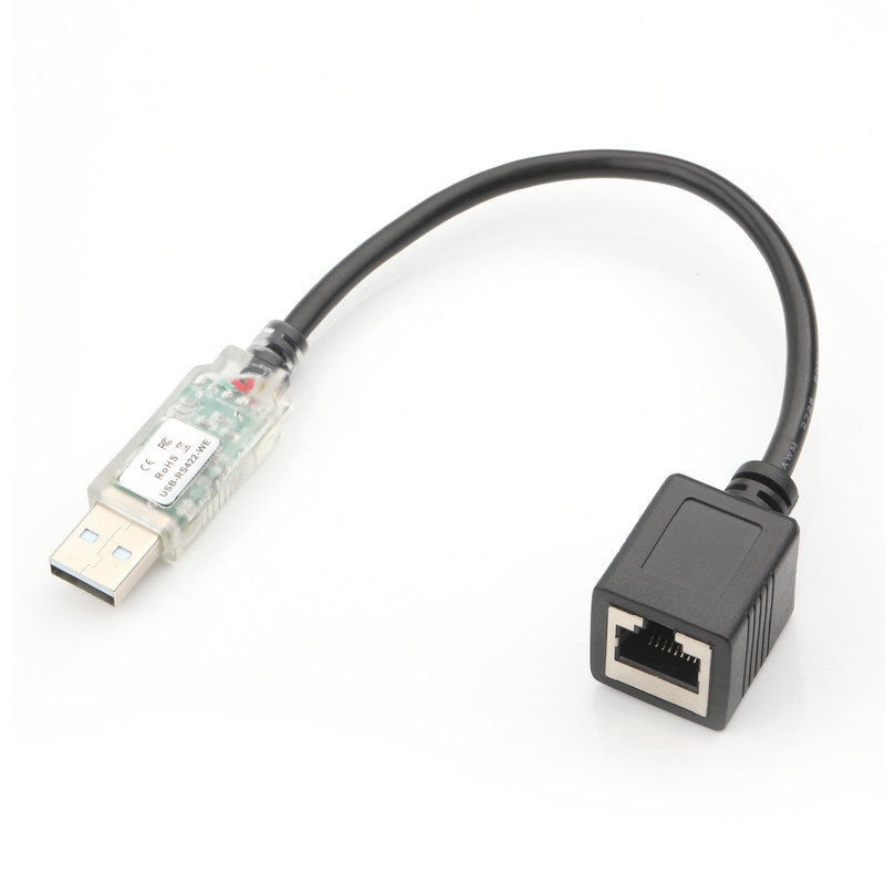 Промышленные кабельные адаптеры USB-A RJ422 к RS232 сетевой порт