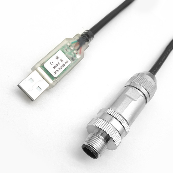 Промышленный робот специальный разъединитель USB на RS485 серийный кабель на M12 мужской и женский водонепроницаемый металлический разъединитель головы
