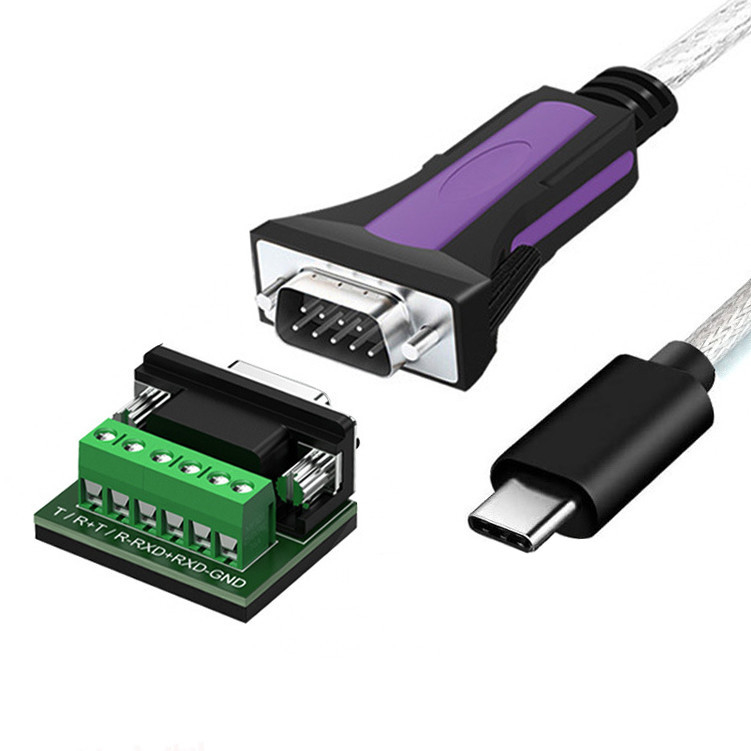 Промышленный кабель специального назначения для TYPE-C до RS485-DB9/RS422-DB9 CONN Connector B DB9 Male