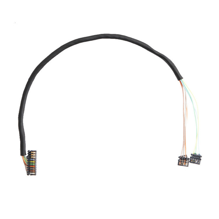 Фабрика на заказ 0.6 Pitch JST 04XSR TO JST 10XSR IDC Wire Harness Cable Assembly