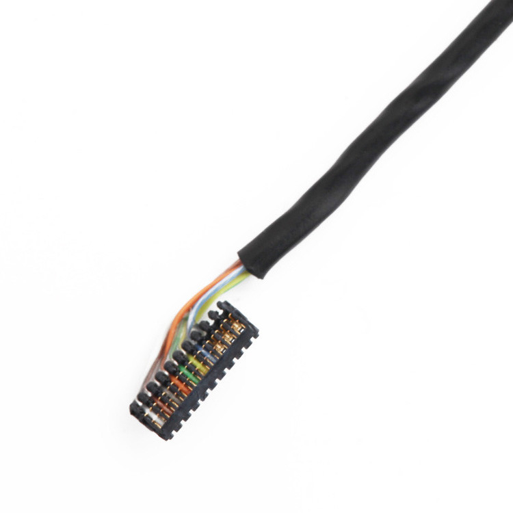 Фабрика на заказ 0.6 Pitch JST 04XSR TO JST 10XSR IDC Wire Harness Cable Assembly