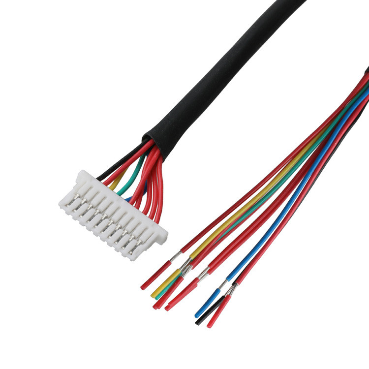 Lvds кабель 10P JST SHLP-10V-S-B к полуотрезанным ремням