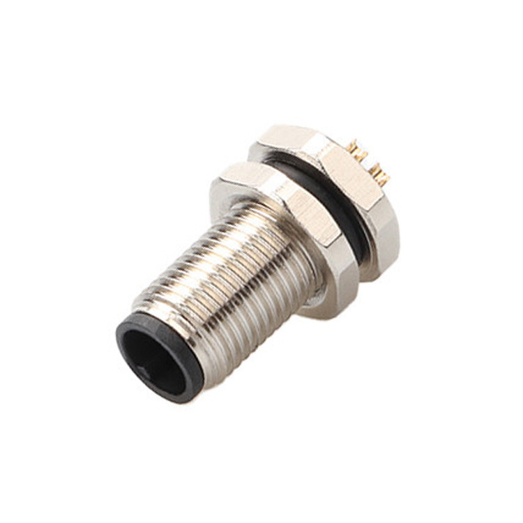 Круговое соединитель M5 Код-A 2Pin 3Pin 4Pin Промышленные соединители M5Z03AA0OCJ009-M5 Передняя блокировка