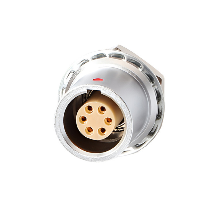 IP68 Push Pull Self Locking Industrial Control B Series Z6 6 штифтов женский на 6 штифтов датчик сигнала круговой разъем