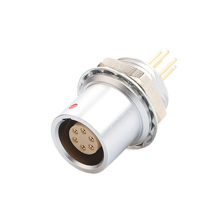 IP68 Push Pull Self Locking Industrial Control B Series Z6 6 штифтов женский на 6 штифтов датчик сигнала круговой разъем