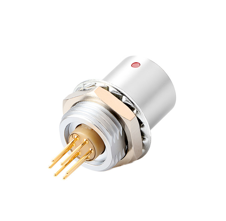IP68 Push Pull Self Locking Industrial Control B Series Z6 6 штифтов женский на 6 штифтов датчик сигнала круговой разъем