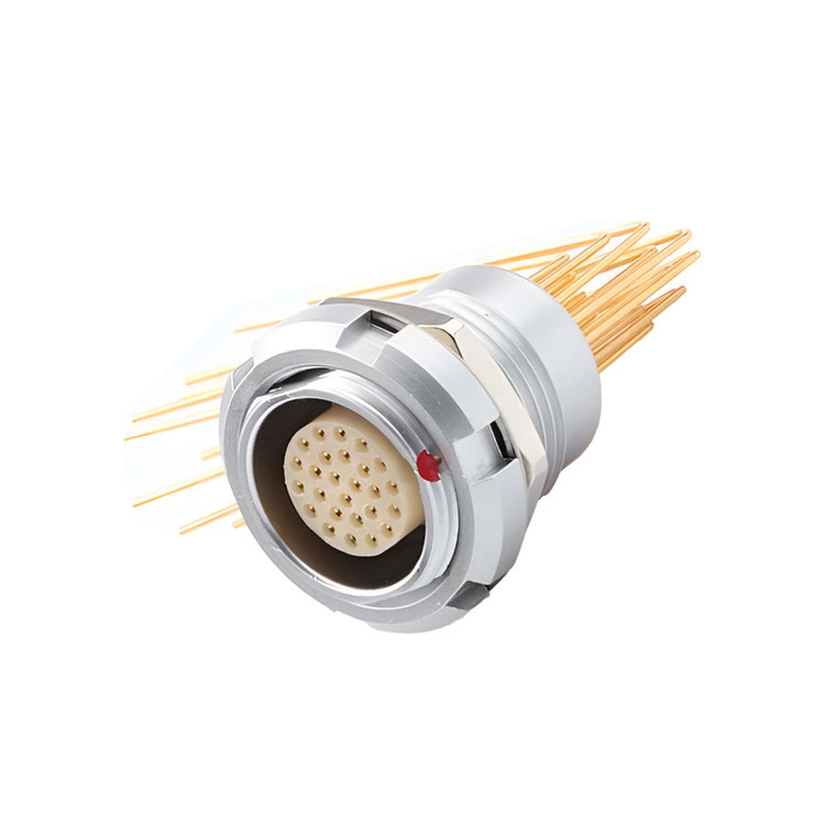 Многоядерный коннектор типа B серии Push Pull Circular Connector, 2 ~ 32 ядра сварной иглы (прямые или угловые)