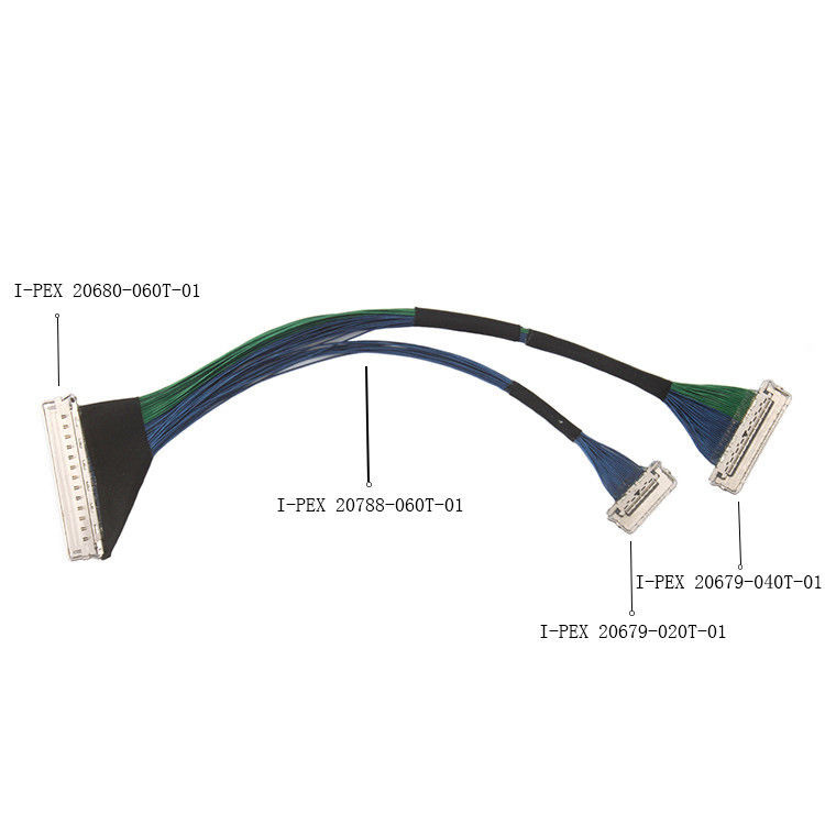 EMI Shielding 60-pin микрокоаксиальный кабель, I Pex CABLINE-CA II PLUS LVDS EDP кабель с 20788 060T 01