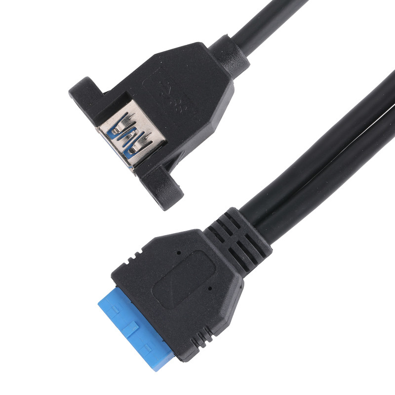 USB 3.0 Передняя панель Материнская плата 19/20 Кабель с пин-картой на USB Адаптер расширения