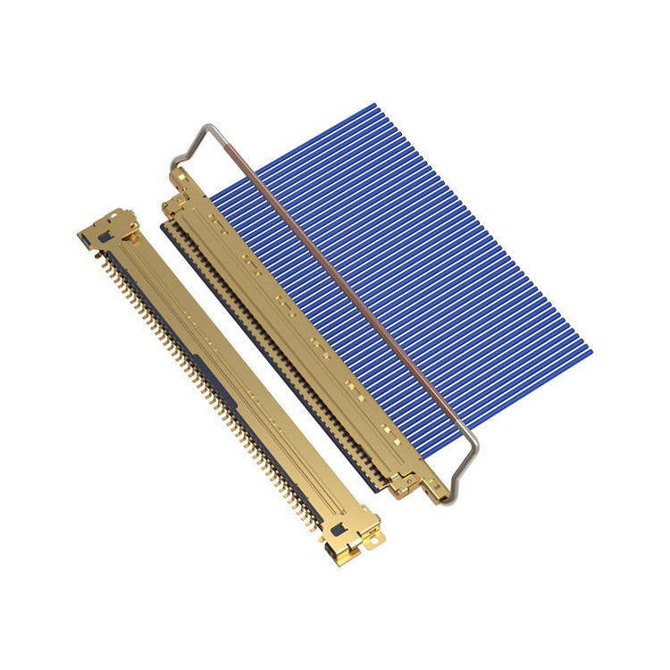 CABLINE-VS 20453-250T-03S 50-прикольный микрокоаксиальный соединитель с 0,5 мм откидом, с горизонтальным типом сцепления