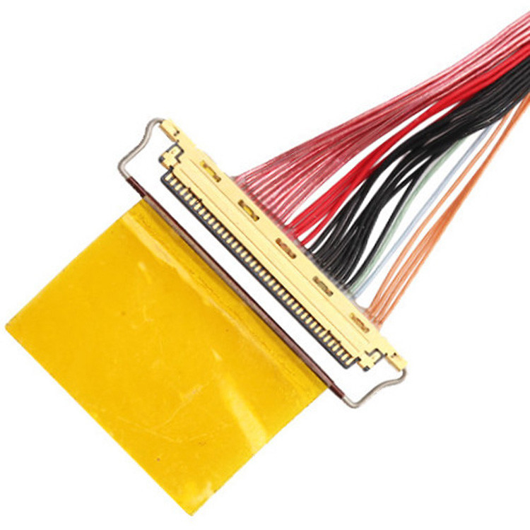 Фабрика 36AWG Lvds Кабельная сборка I Pex 20453-240t-01 до 20453-240t-01 40P 0,4 мм
