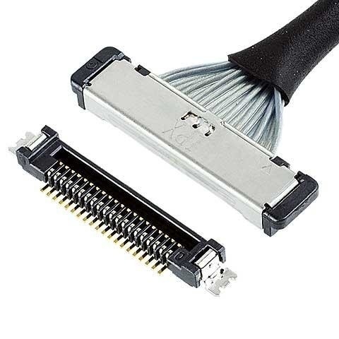 КАБЛИНА SS Микрокоаксиальный кабель 20380 50P соединитель I-PEX 20380-050T-06 Lvds 0,4 мм