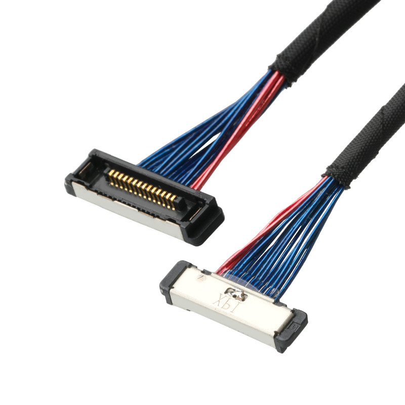 КАБЛИНА SS Микрокоаксиальный кабель 20380 соединитель I-PEX 20380-R14T-06 0,4 мм