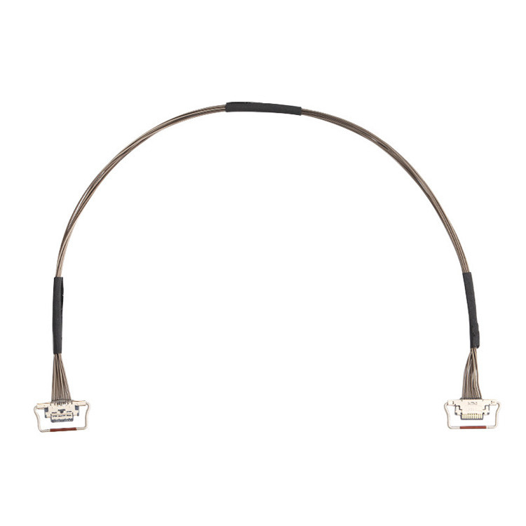 Фабрика 10 штифтов микрокоаксиальный кабель 0,4 мм пич 20633-310T-01S Lvds для тепловой камеры