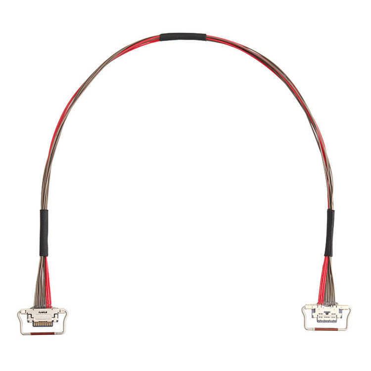 Микрокоаксиальный кабель LVDS с длиной в 150 мм, соединитель I-PEX с шириной 0,4 мм, идентифицированный как 20633-310T-01S