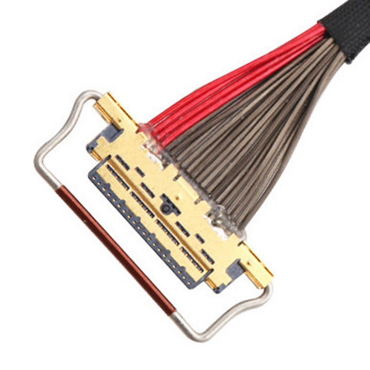 Производственный UL EDP LVDS Коаксиальный кабель I PEX 0,4 мм Питч 20633-220T-01S 20 штифта