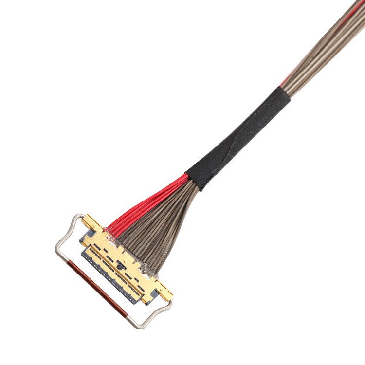 Производственный UL EDP LVDS Коаксиальный кабель I PEX 0,4 мм Питч 20633-220T-01S 20 штифта