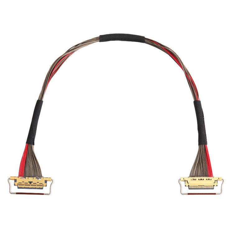 Производственный UL EDP LVDS Коаксиальный кабель I PEX 0,4 мм Питч 20633-220T-01S 20 штифта