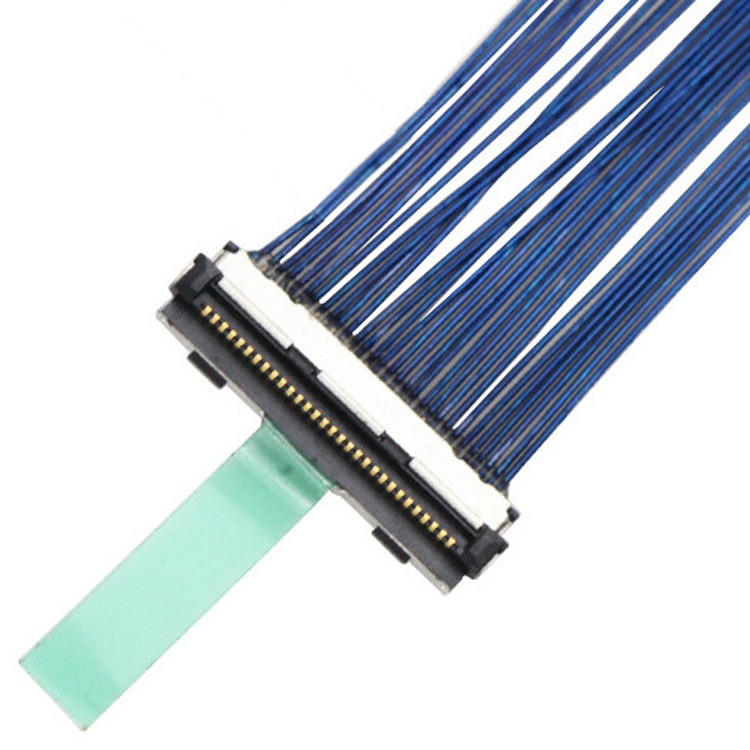 30-контактный LVDS микрокоаксиальный кабель с диаметром 0,5 мм, соединитель Хироза, обозначенный как DF80D-30P-0.5SD