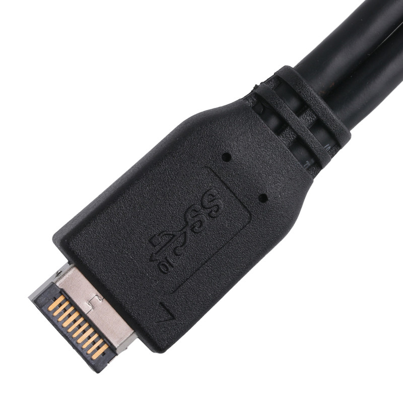Электрический кабель для компьютерной материнской платы USB 3.1 Type-E Мужчина на IDC20P Мужчина кабель адаптера 20-контактный расширительный кабель