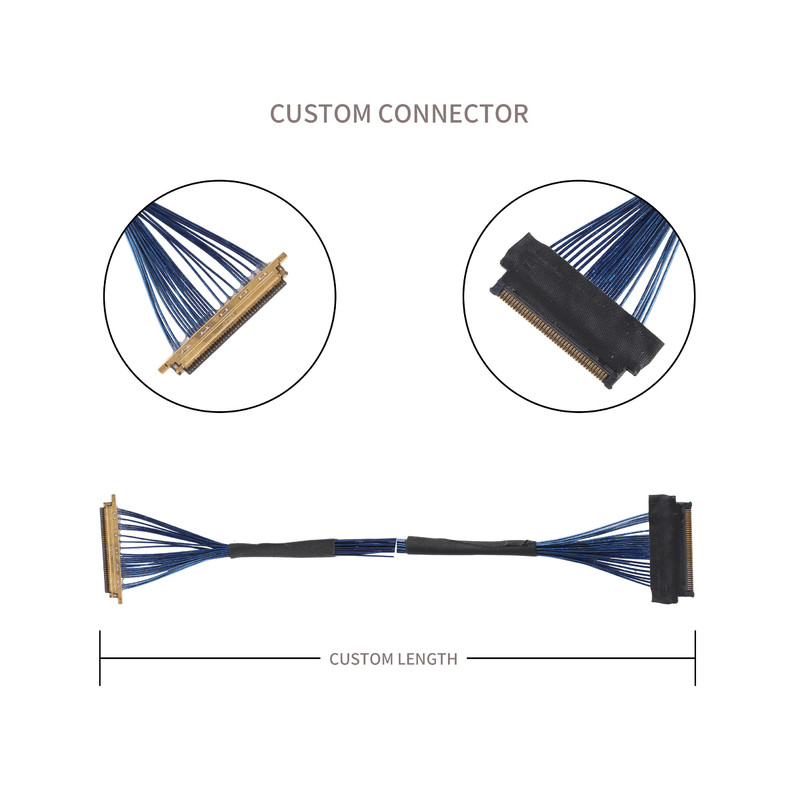 Lvds JAE Micro Coaxial Cable FI JT40C CSH1 до HD1P040MA1 Для использования в устройствах виртуальной реальности