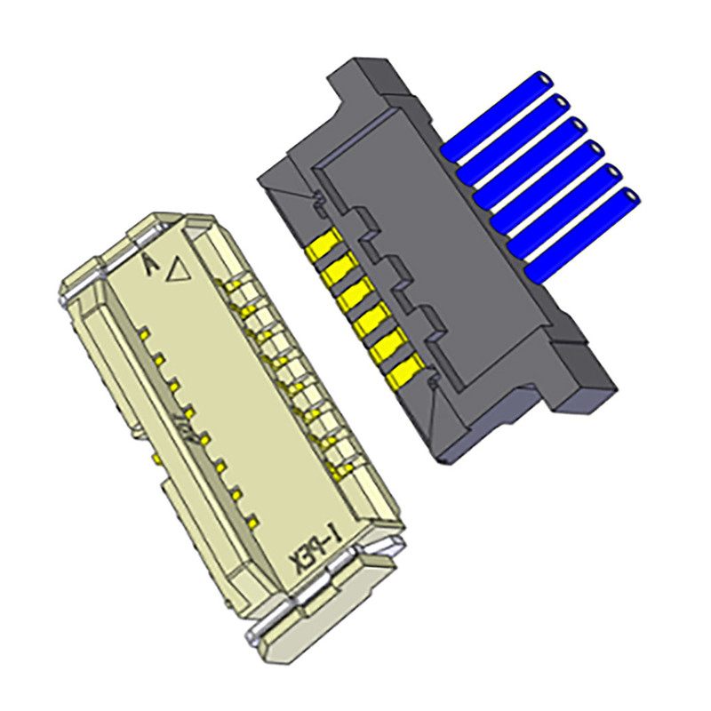 Соединитель коаксиального кабеля Lvds для Pin тангажа 10 монитора DW-5 20598-010T-02 0.5mm Lcd