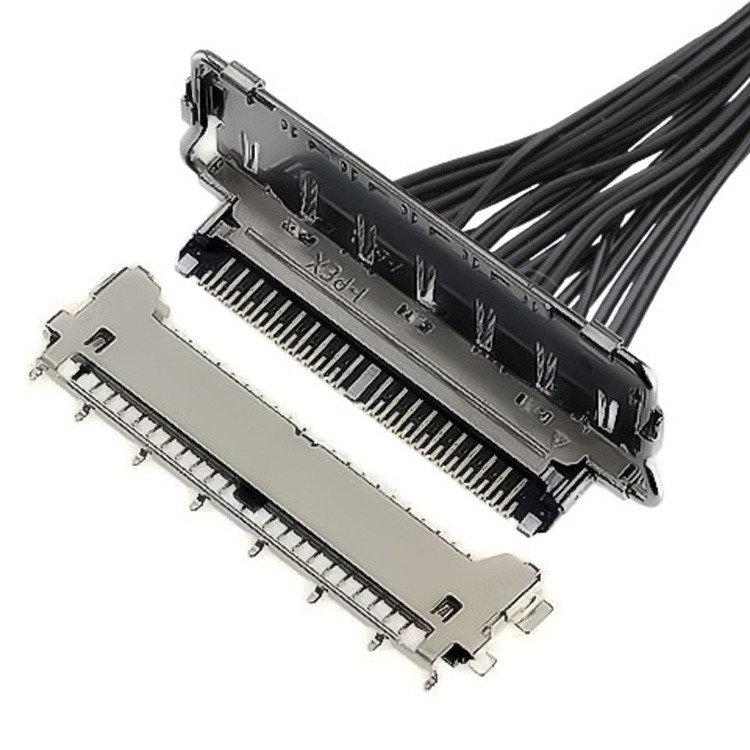 Тип горизонтального спаривания Микрокоаксиальный соединитель Lvds соединитель Типы 40 Pin Lvds соединителя 20977-040T 040E 01