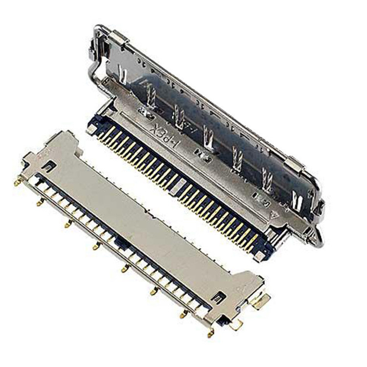 Тип горизонтального спаривания Микрокоаксиальный соединитель Lvds соединитель Типы 40 Pin Lvds соединителя 20977-040T 040E 01