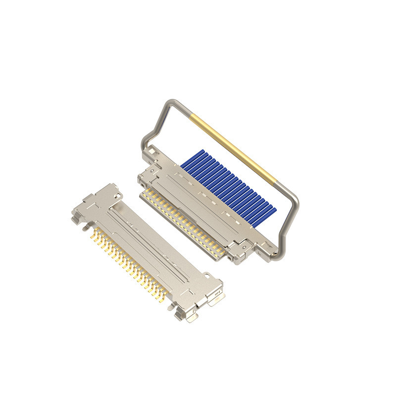 Коаксиальный кабель 20846-040T-01 CABLINE®-VS II микро- Полн-защищал с механическим кабелем контактного разъема lvds 40 замка