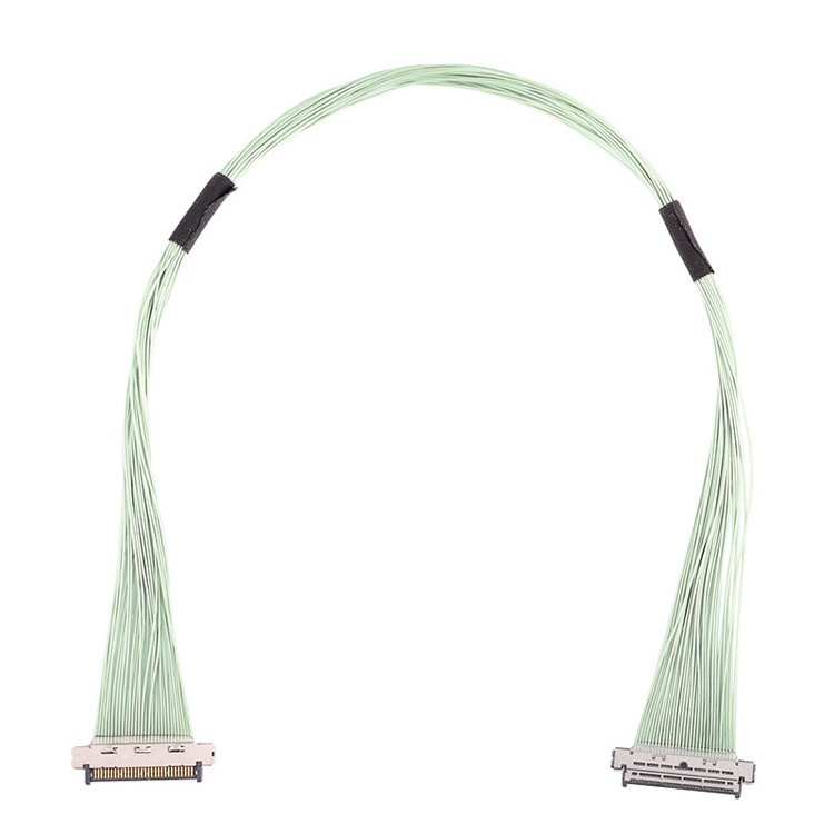Микрокоаксиальный кабельный разъем KEL USL20 30SS с откидкой 0,4 мм, разъем IDC