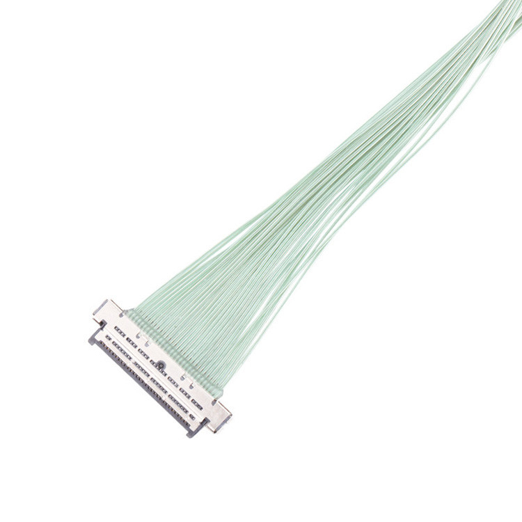 Микрокоаксиальный кабельный разъем KEL USL20 30SS с откидкой 0,4 мм, разъем IDC