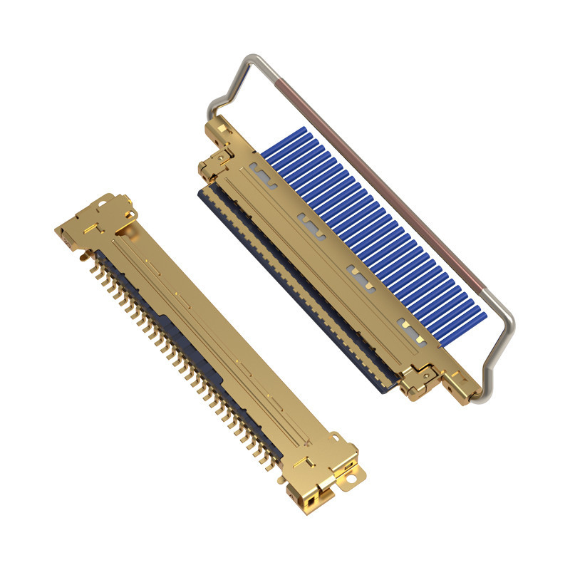 CABLINE-VS 20453-230T-03 тангаж 0,5 mm, горизонтальный сопрягая тип микро-коаксиальный соединитель